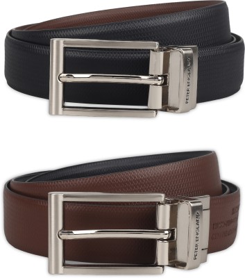 PETER ENGLAND Men Multicolor Genuine Leather Belt