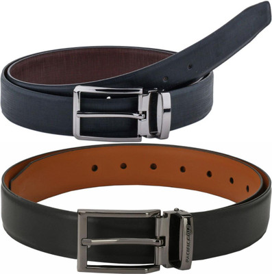 Pacific Gold Men Formal Brown, Black, Tan, Black Artificial Leather Belt
