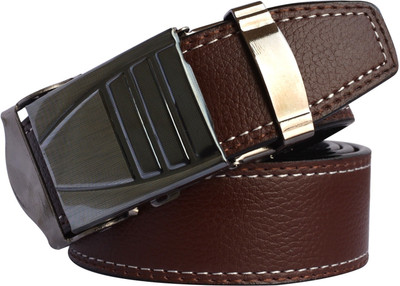 LOOPA Men Formal Brown Synthetic Belt