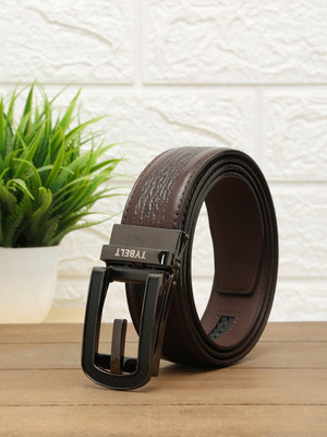 TYBELT Men Formal Brown Artificial Leather Belt