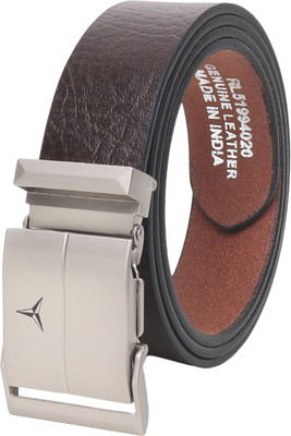 LOOPA Men Formal, Casual, Evening, Party Brown Genuine Leather Belt