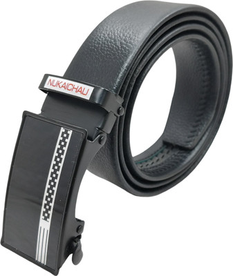 NUKAICHAU Boys Formal, Casual, Evening, Party Black Artificial Leather, Texas Leatherite Belt