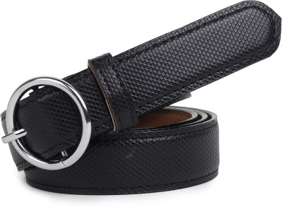 LOOPA Women Casual, Formal Black Synthetic Belt