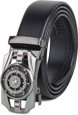 house of common Men Casual, Formal Black Artificial Leather Belt