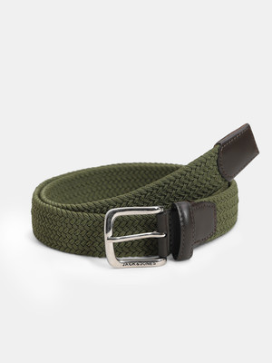 JACK & JONES Men Casual Green Synthetic Belt