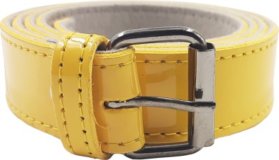Exotique Women Casual, Party Yellow Artificial Leather Belt