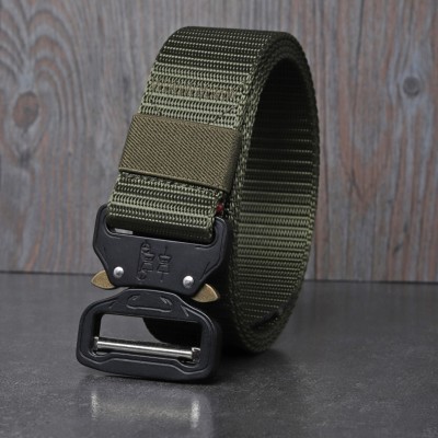 DarknDive Men Casual Green Nylon Belt