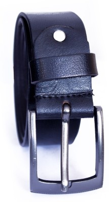 Amor Fashion Men Casual Black Genuine Leather Belt