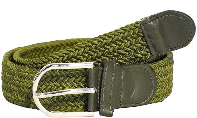 ZACHARIAS Men & Women Green Nylon Belt