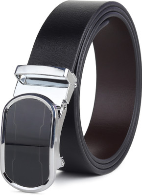 LOOPA Men Formal, Casual, Evening, Party Black, Brown Genuine Leather Reversible Belt