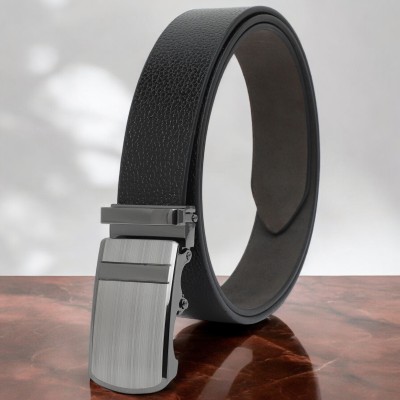 Roadster Men Casual, Evening, Formal, Party Black Genuine Leather Belt