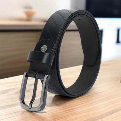 Roadster Men Formal, Casual, Evening, Party Black Genuine Leather Belt