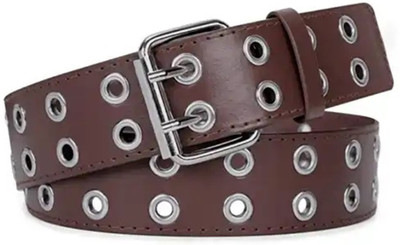 SAMTROH Men & Women Casual Brown Artificial Leather Belt