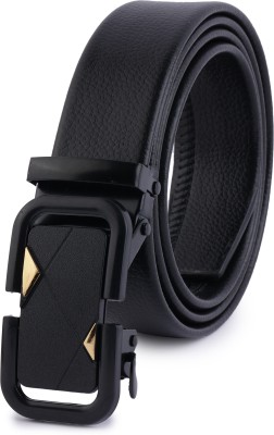 ZEVORA Men Casual, Formal, Party Black Artificial Leather Belt