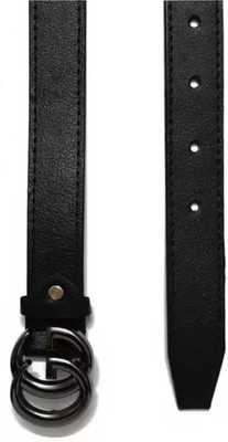 Niddleman Women Formal, Casual, Party, Evening Black Canvas Belt