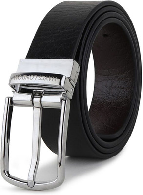 Hayes London Men Casual, Formal, Party Black, Brown Genuine Leather Reversible Belt