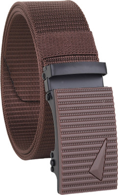 LOOPA Men Casual, Formal Brown Nylon Belt