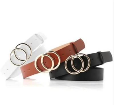 Hapani Fashion Women Casual White, Black, Brown Artificial Leather Belt