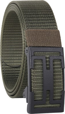 PROVOGUE Men Casual Green Nylon Belt