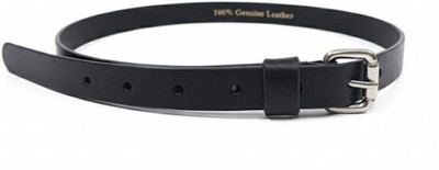 Craft India Women Black Genuine Leather Belt