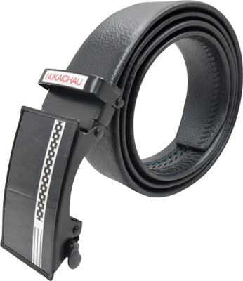 NUKAICHAU Boys Formal, Casual, Evening, Party Black Artificial Leather, Texas Leatherite Belt