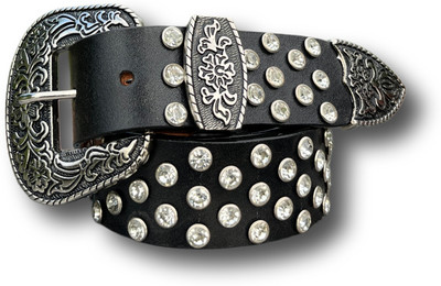 ENTEGRO Men Casual, Party, Evening Black Genuine Leather Belt