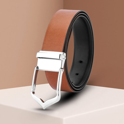 Kastner Men Casual Tan Artificial Leather Belt