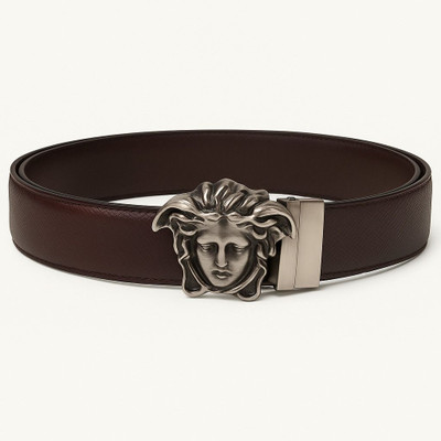 Whitehandle Men Casual, Evening, Formal, Party Brown Artificial Leather Reversible Belt