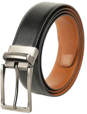 ZACHARIAS Men Formal, Casual, Party Black, Tan Artificial Leather Reversible Belt