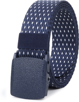 PROVOGUE Men Casual, Evening, Party Blue Nylon Belt