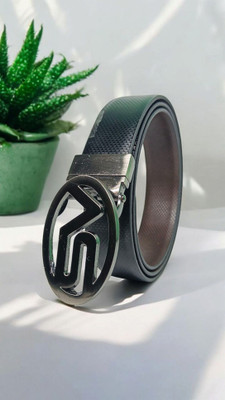 FAZON Men Casual, Evening, Formal, Party Black, Brown Texas Leatherite Reversible Belt