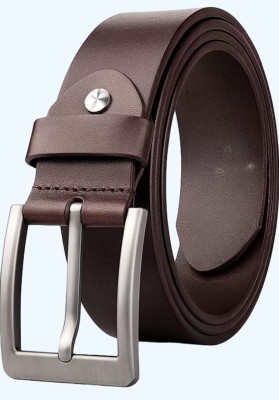 boncho Men Formal, Casual, Evening Brown Genuine Leather Belt