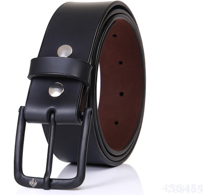 LUPHY Men Casual, Formal, Party Black Genuine Leather Belt
