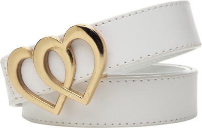 Kastner Women Casual White Artificial Leather Belt