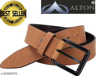 Alton Boys & Girls Casual, Party, Evening, Formal Brown Genuine Leather Reversible Belt