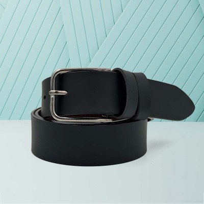 AT Fashion Men Evening, Casual, Party, Formal Black Fabric Belt