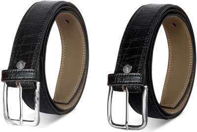 LOREM Men Party, Party, Formal, Casual Black Artificial Leather Belt