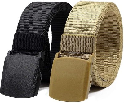 At Fashionn Men Formal Multicolor Nylon Belt