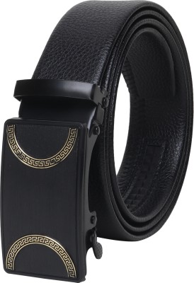 house of common Men Casual, Formal Black Artificial Leather Belt