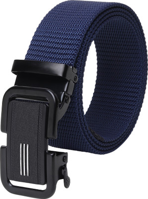 HENEDA Men Casual Blue Nylon Belt