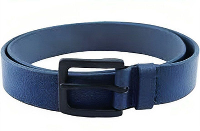 WROGN Men Casual, Evening Blue Genuine Leather Belt
