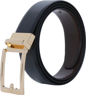 Labnoft Men Party, Formal, Casual, Evening Black Texas Leatherite Reversible Belt