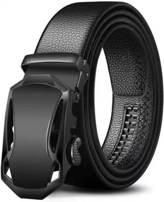 Lerexme Men Casual, Evening, Formal, Party Black Synthetic Belt