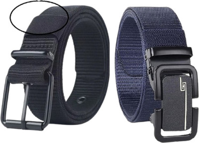 DARKLEATHERIS Men Casual, Evening, Formal Multicolor Nylon Belt