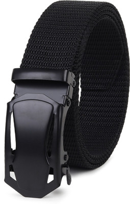 METRONAUT Men Casual, Formal Black Nylon Belt
