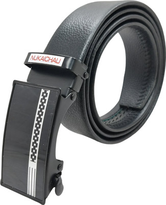 NUKAICHAU Boys Formal, Casual, Evening, Party Black Artificial Leather, Texas Leatherite Belt