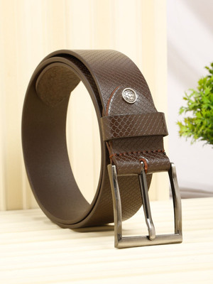 Teakwood Leathers Men Casual Brown Genuine Leather Belt