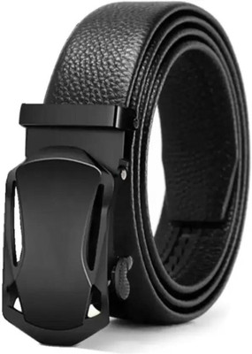 Icongadget Men Casual, Formal, Evening, Party Black Texas Leatherite Belt