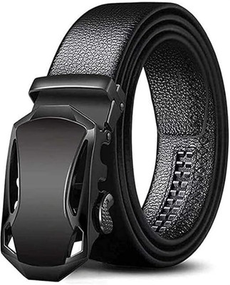 Niddleman Fashion India Men Casual, Evening, Formal Black Artificial Leather Belt