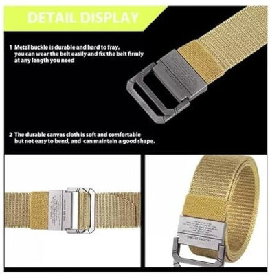 CREATURE Men Casual, Formal Beige Nylon Belt